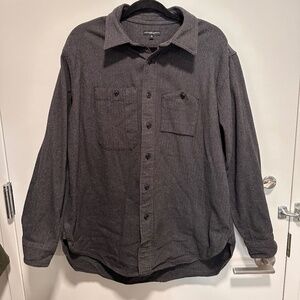 Engineered Garments Heather Grey Work Shirt in Medium